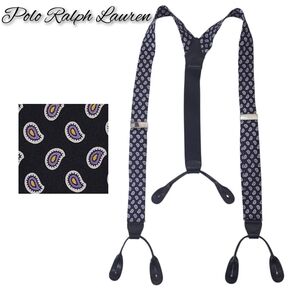 Polo Ralph Lauren 80s Paisley Suspenders